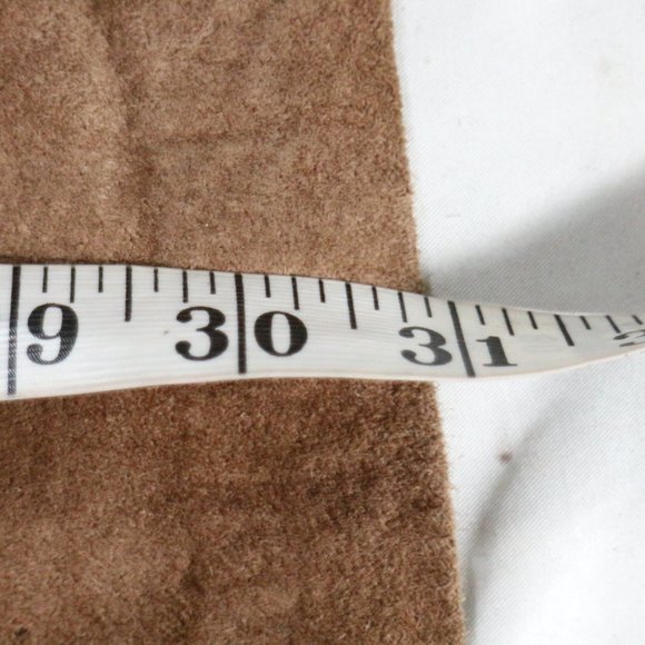 VTG LORD & TAYLOR Silky Suede Leather Skirt Sz 10 Women - Picture 10 of 13